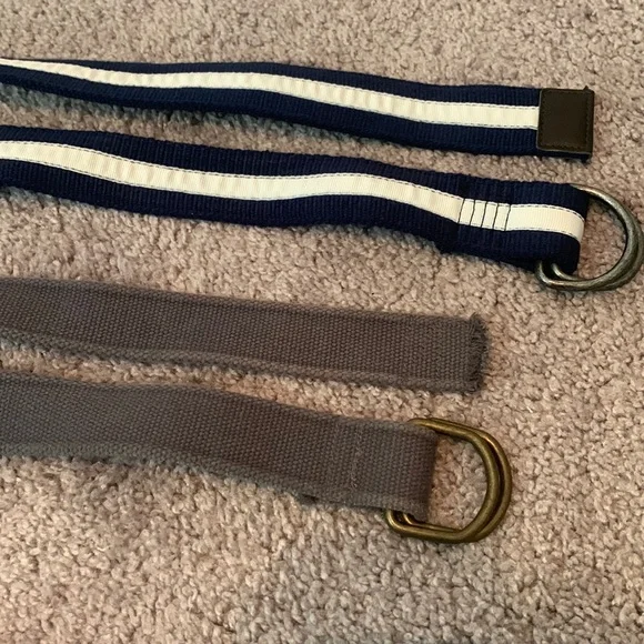 Bundle of 2 belts Accessories | Bundle Of 2 Mens Stretch Belts Black And Grey  main image 3
